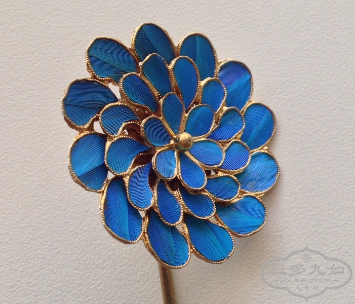 a pair of chinese kingfisher hair pin4.jpg