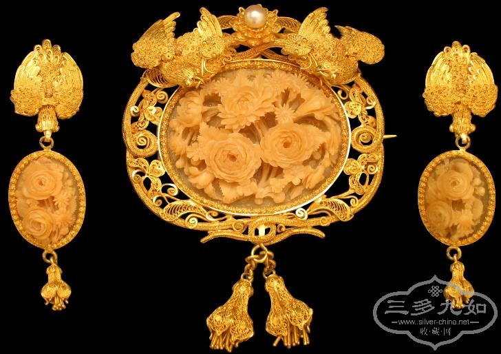 Lee Ching gold filigree brooch set from Michael Beckman 3.jpg