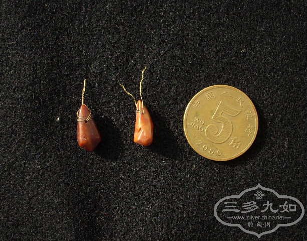 明代蜜蜡坠90元