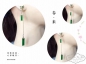 ★┋筆墨紫燕┋ 18k金镶冰糯满绿翡翠长短随意调耳环&项链一套可单出
