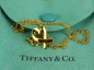 Tiffany蒂凡尼18K黄金爱心交叉项链 二手正正品保真