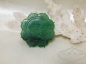 【铭】清 满绿吉语翡翠帽花 80