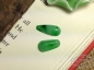已连接-160归羡倪格子-拍35---清代阳绿翡翠戒面坠2个