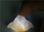 【玉泉文玩】L215创汇期糯冰种飘黄翡翠灵霄花背云吊坠
